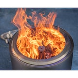 thumbnail of Cheminée à pellets RedFire Volcano Extra Large – acier inoxydable 304 – Ø49,5 cm – hauteur 36 cm – inox