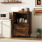 thumbnail of COSTWAY Holz Sideboard mit Metallbeinen, Buffetschrank, Aufbewahrungsschrank für Wohnzimmer, Esszimmer, Küche