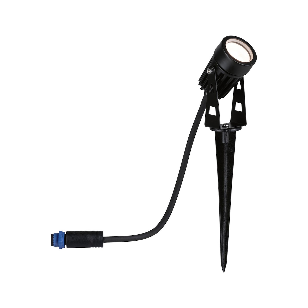 Paulmann Plug & Shine Projecteur de jardin LED Blanc chaud Spot individuel  IP65 3000K 2W   Noir 94374