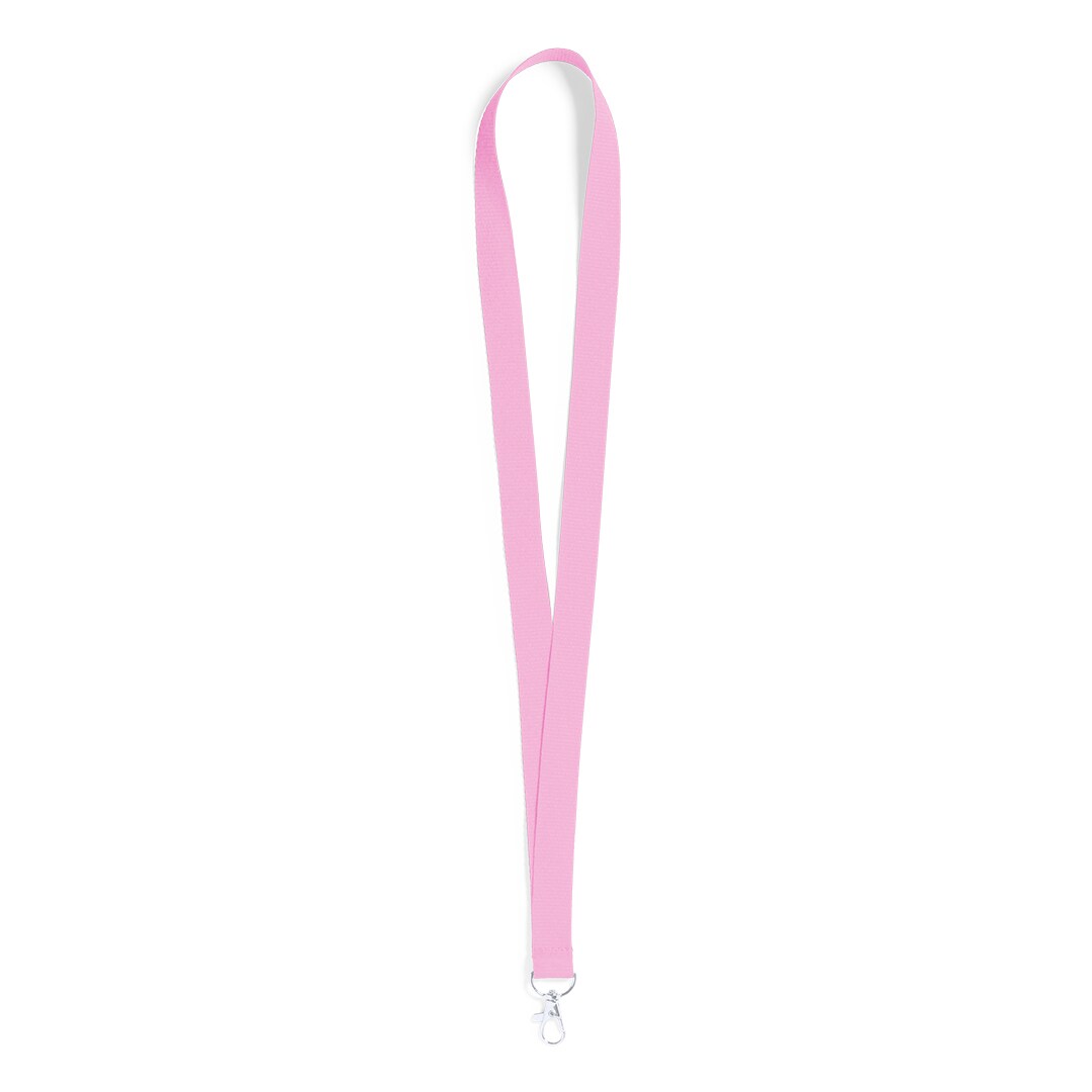 25x Lanyard / Cuerda Rosa Con Gancho Metálico Giratorio