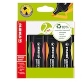 thumbnail of STABILO 4 surligneurs GREEN BOSS jaune + vert + orange + rose