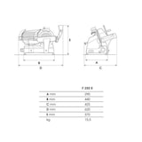 thumbnail of Fac - Cortadora Eléctrica Doméstica por Gravedad CE Modelo F 250 E con afilador fijo