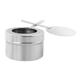 thumbnail of Helloshop26 - Professionele warmhoudschaal met platte bodem (roestvrij staal 5,8 liter afmetingen: φ 390 x 65 mm hittebestendige 14_0004241