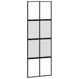 thumbnail of vidaXL Schiebetür mit Beschlag 76x205 cm Hartglas & Aluminium