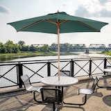 thumbnail of Outsunny Ombrellone da Giardino e Terrazza in Legno Poliestere Verde
