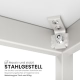thumbnail of bümö Trapez-Tisch, Multifunktionstisch 160 x 69 cm in Ahorn/Schwarz - Besprechungstisch, Konferenztisch, Meetingtisch, Mehrzwecktisch, Pausentisch