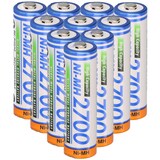 thumbnail of 10x Panasonic AA Mignon Akku BK-3HGAE/BF1 Ni-MH 1,2V 2700mAh