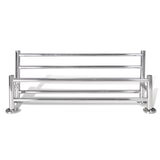 thumbnail of Helloshop26 - Porte serviette salle de bain universelle double acier 60 cm 3202011/3