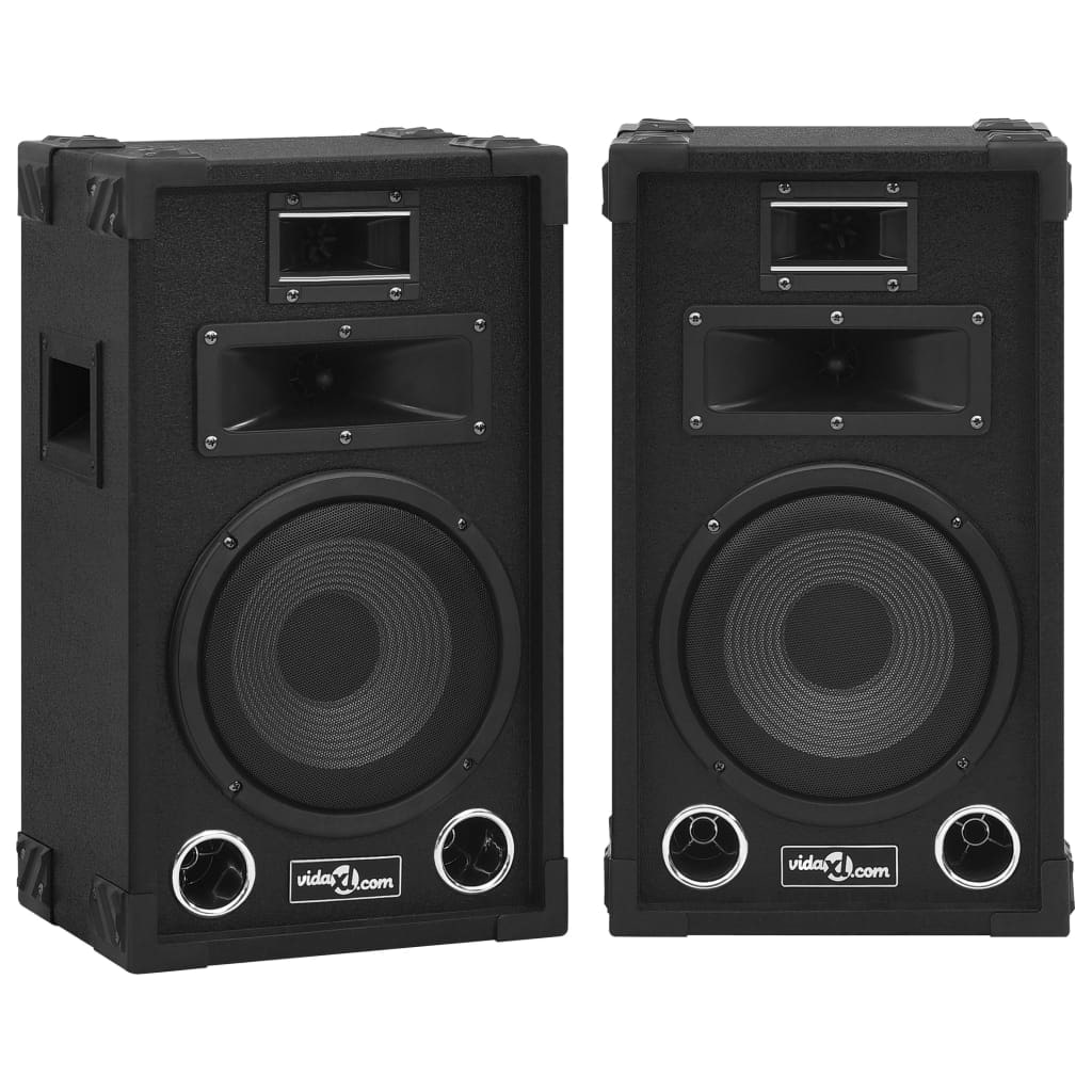 Haut Parleurs Scène Hifi Passifs Professionnels 2 Pcs 800w Noir
