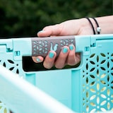 thumbnail of Keeeper - Set aus 2 robusten Klappboxen Polypropylen 32L Blau/Braun 48x34,5x23,5 cm - Kollektion Lea
