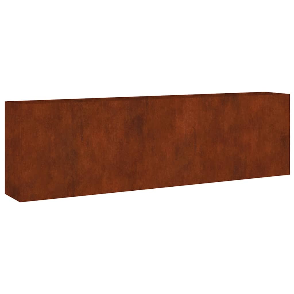 vidaXL Hochbeet 280x40x80 cm Cortenstahl