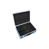 thumbnail of Transportkoffer blau mit Aluminiumrahmen 440x300x130mm Alukoffer Würfelschaum