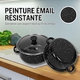 thumbnail of Ensemble 10 pieces marmites et cocottes de cuisine avec couvercle en verre  HG04128 usage non-intensif Herzberg