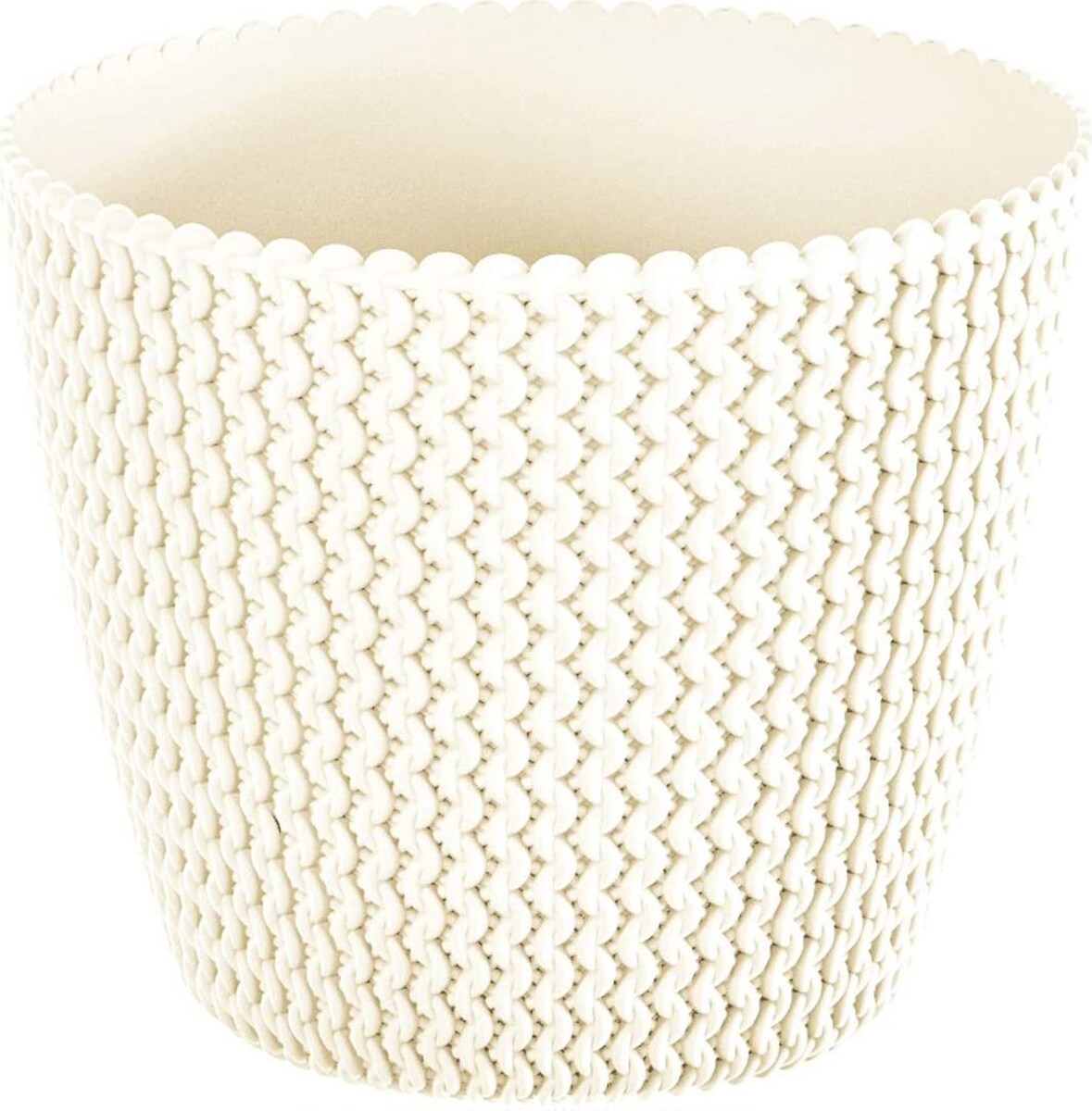 Prosperplast - Runde Kunststoffpflanztöpfe 5L Splofy in Creme, Ø21,8 x 18,4 cm