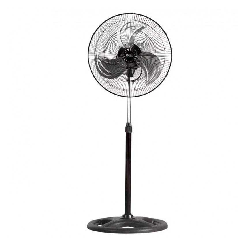 Ventilador de pie 18" pulgadas metálico aspa giratorio 3 velocidades silencioso.