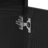 thumbnail of vidaXL Wastafelkast met plank Zwart eiken 58 x 33 x 60 cm Bewerkt hout