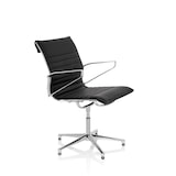 thumbnail of Sedia da conferenza / Sedia da visitatori PARIBA V IV Pelle Nero hjh OFFICE