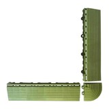 thumbnail of Coins et bordures verts pour dalles clipsables - Oviala
