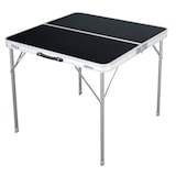 thumbnail of Alu Tisch Picknicktisch Klapptisch Koffertisch Garten Tragegriff 80x80 cm