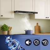 thumbnail of CIARRA Afzuigkap, Uitschuifbare inbouwaftrekkap A+ 580 m³/h Max. 60 cm Geïntegreerd afzuigmondstuk VM6909AB