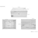 thumbnail of Brotbox aus Zirben Holz Brotkasten mit Schneidebrett 40.10-014