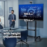 thumbnail of ONKRON Profesional Soporte TV con Ruedas 50"-100", Soporte Pantalla Móvil 120 kg - Mueble TV Máx VESA 1000x600 / Carrito de TV Ajustable TS1991-B