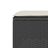 thumbnail of vidaXL 3-delige Bistroset met kussens poly rattan zwart