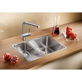 thumbnail of BLANCO ANDANO 340/180-IF Flachrandspüle / Edelstahl / Rechts / Stopfen -