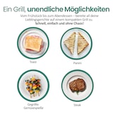thumbnail of Emerio Kontaktgrill – Sandwichmaker – Grillfläche 23 × 14,5 cm – Panini-Grill – Kontaktgrill CG-130861 – Edelstahl / Schwarz