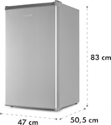 thumbnail of Garfield Eco L Gefrierschrank 64 Liter 80 W 40 dB 3 Schubladen Grau-Metallic