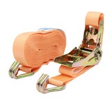 thumbnail of 10x Profi Ratschen Spanngurt Spanngurte Zurrgurt 2-tlg 6m 0,8t 0,8to 800kg TÜV/GS ORANGE