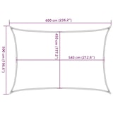 thumbnail of Voile d'ombrage 160 g/m² Noir 5x6 m PEHD Modèle Atlas Terrasse