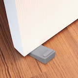 thumbnail of Relaxdays Türstopper Keil, 6er Set, rutschfest, höhenverstellbar, Türpuffer Boden, PVC, HBT: 2x4x9,5 cm, Türkeile, grau