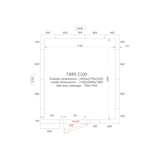 thumbnail of Tiefkühlzelle - 10,4 m³- 2,4 x 2,7 - Höhe 2,2 m - PREMIUM