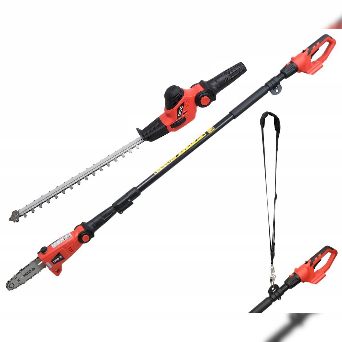 Akku Hochentaster / Heckenschere 18V Multitool (ohne Akku)