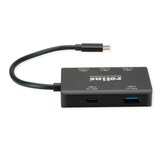 thumbnail of Hub ROLINE USB 3.2 Gen 2, 4 porte (2x USB-A + 2x USB-C), PD, cavo di collegamento di tipo C
