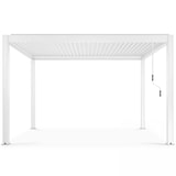 thumbnail of Bioklimatische freistehende Pergola weiß 3x4m