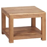 thumbnail of Couchtisch `Nako` Massivholz: Landhausstil, Ablagefach, robust, pflegeleicht. Beige, 60x60x45 cm | Kadima Design
