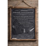 thumbnail of Grillschürze Küchenschürze mit Ofenhandschuh 2teilig im Set schwarz/weiss gestreift