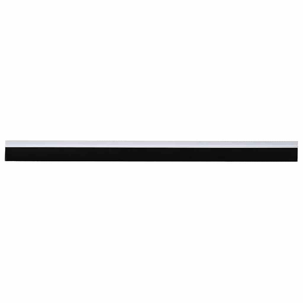 vidaXL Zelfklevende Deurborstels 12 pcs Wit 100 cm Aluminium Legering