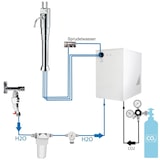 thumbnail of Tafelwassergerät BieTal BT-30U Kühlung Schanksäule mit Hebel Filter 2Kg CO2