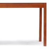 thumbnail of Mesa Comedor Madera y Cristal 145x90x75cm acabado color cerezo