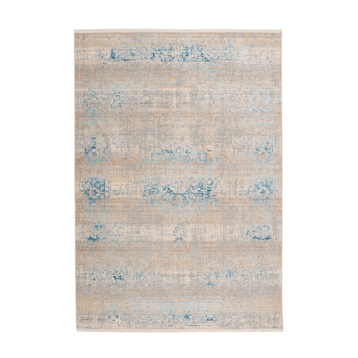 Kayoom Teppich Baroque 300 Grau / Türkis - AHX9X-160-230-E