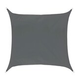 thumbnail of SVITA Zonnescherm vierkant waterdicht 160g/m² UV bescherming zon bescherming tuin balkon bevestiging donkergrijs 3x3m