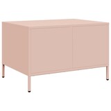 thumbnail of Table basse rose 68,5x50x43,5 cm acier laminé à froid Modèle Parfait Élite