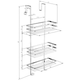 thumbnail of tectake Étagère de douche - argent - 400714