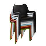 thumbnail of DELUKE® Stuhl REWIU - 84x57x53cm, hellgrau, Kunststoff Kunststoff Gestell Stühle Esszimmerstühle Stuhl Esszimmer Esstisch Stühle Küchenstuhl