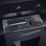 thumbnail of Titanwolf Gaming Mauspad XXL, glattes Stoffgewebe, Speed Mousepad 900 x 400mm große Fläche, HUD Motiv