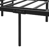 thumbnail of HOMCOM Estrutura de Cama Dupla de Metal com Pés de 35cm 141,5x195x35cm Preto