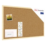 thumbnail of ALLBoards Bacheca in sughero (cornice in legno) 80×50 cm